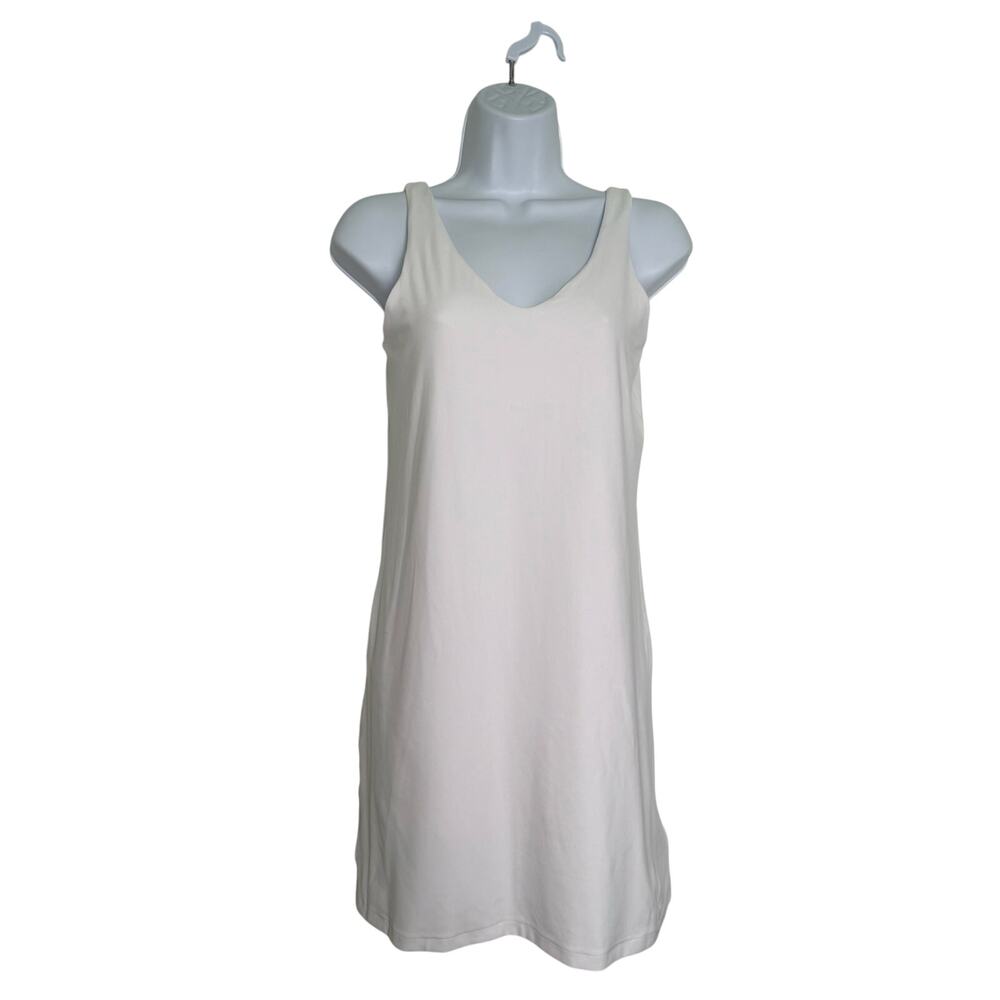 Athleta Transcend Dress White Size SMALL Built in Bra and Shorts